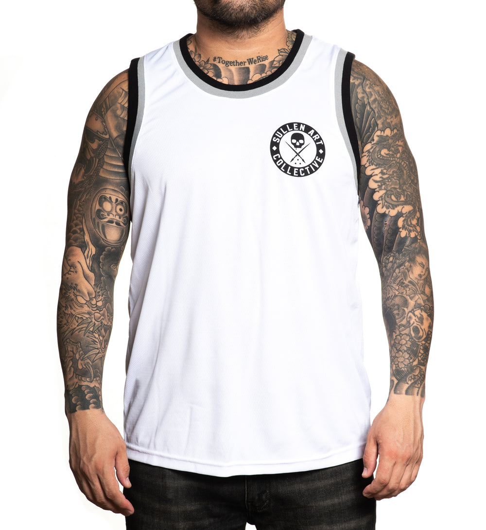 BOH JERSEY TANK WHITE